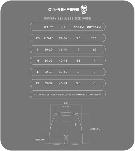 Vista 6 de Gymreapers Infinity - Pantalones cortos de entrenamiento sin costuras de cintura alta para mujer, pantalones cortos atléticos para gimnasio, correr