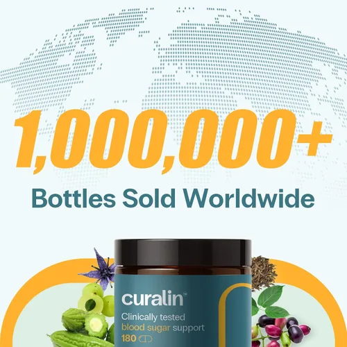 Vista 4 de Curalin & Curaslim Apoya el azúcar equilibrado, frenar los antojos, supresor del apetito, refuerzo del metabolismo, apoyo energético