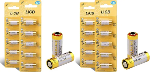 Vista 8 de LiCB Baterías alcalinas A23 12V 23A (paquete de 10)