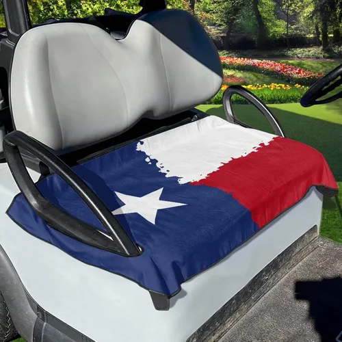 Vista 24 de AFPANQZ Toalla personalizada para cubierta de asiento de carrito de golf, añade tu texto, imagen, logotipo, nombre, protector de asiento de carrito