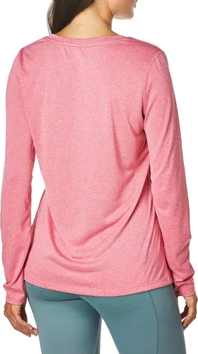Vista 2 de Hanes Camiseta Sport Cool Dri Performance para mujer, manga corta o larga