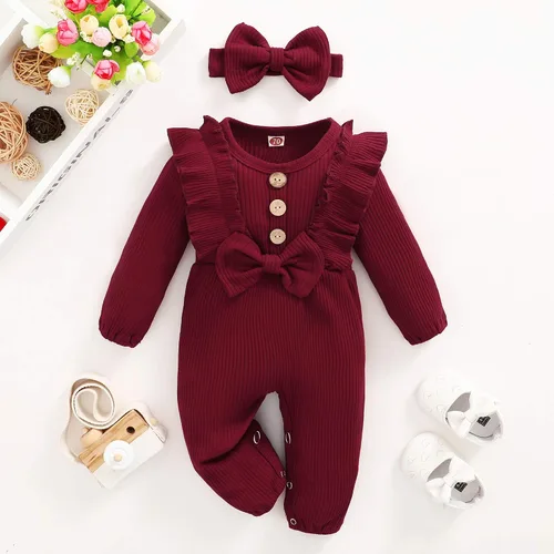 Vista 6 de Mioglrie Ropa de bebé recién nacida, monos de una pieza, ropa de manga corta, ropa de verano para bebé