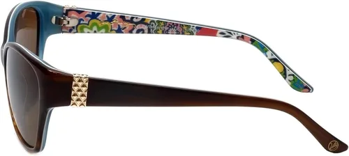 Vista 3 de Vera Bradley Gafas de sol polarizadas Marsha-RIO en marrón 2205in