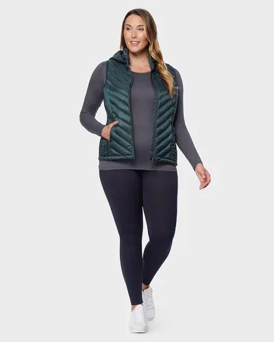 Vista 2 de 32 DEGREES Leggings ligeros de capa base para mujer Ajuste de forma Elástico en 4 direcciones Térmicos