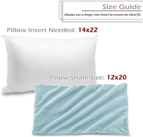 Vista 3 de Nestl Juego de 2 rellenos de almohada con terciopelo suave y sólido, juego de fundas de almohada cuadradas decorativas para sofá, automóvil Azul