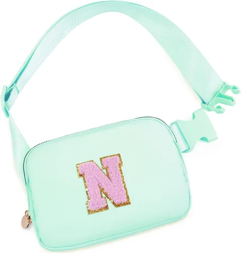 Vista 87 de Bolsa de cinturón para niñas y mujeres, bolsas cruzadas, riñonera, riñonera personalizada, Negro, Small