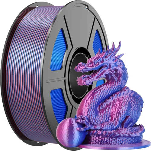Vista 8 de Filamento PLA blanco seda de 0.07 in, 1kg / 2.2 lbs