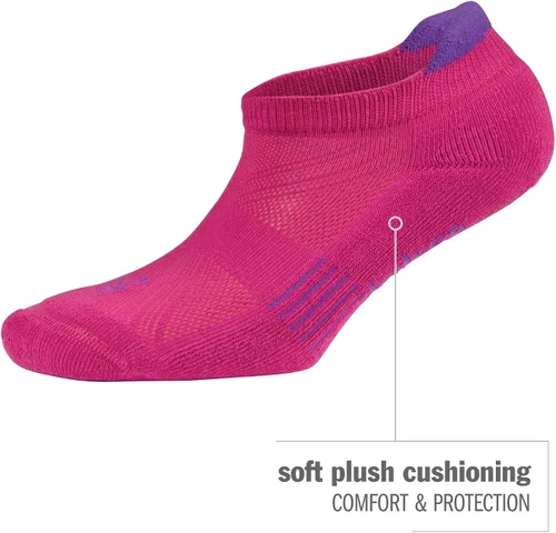 Vista 5 de Balega Hidden Cool Cushioning Performance No Show Athletic Running Socks for Kids Children 1 Pair