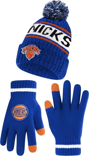 Vista 12 de Ultra Game NBA - Gorro de invierno súper suave para niños y niñas, con guantes de pantalla táctil extra cálidos