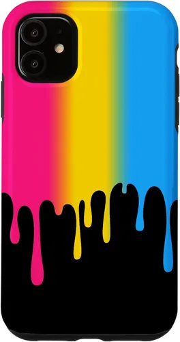Vista 8 de Pan Pride LGBT+ Colorful Dripping Rainbow Pansexual Case for iPhone 17