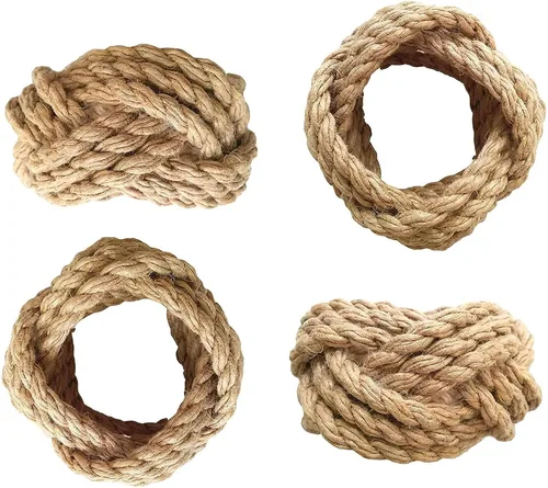 Vista 11 de Jolitee Juego de cuatro servilleteros dorados de hoja de ginkgo – Elegante metal pesado, accesorio de mesa versátil para bodas, vacaciones y uso