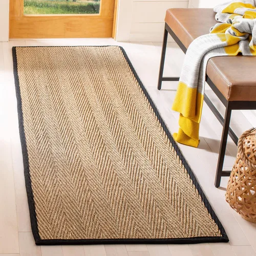 Vista 38 de Safavieh Colección de fibra natural NF115P - Alfombra (fibra natural), color gris, Fibras naturales