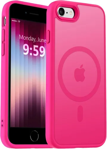 Vista 110 de MOCCA - Funda magnética resistente para iPhone XR de 6.1 pulgadas, compatible con MagSafe, funda con protección contra caídas de grado militar
