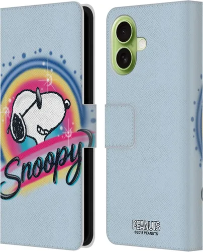 Vista 124 de Head Case Designs Funda de piel con licencia oficial de Peanuts Beach Surf Snoopy Boardwalk Airbrush compatible con Apple iPhone 11