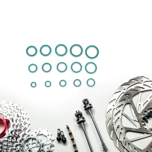 Vista 5 de 150pcs Fluorine Rubber Seal Ring Kit - Round Multi-Size Fluorelastomer O-Ring Gasket - Sealing Washers for Hydraulic Car Engine, Fuel Injector Sealer