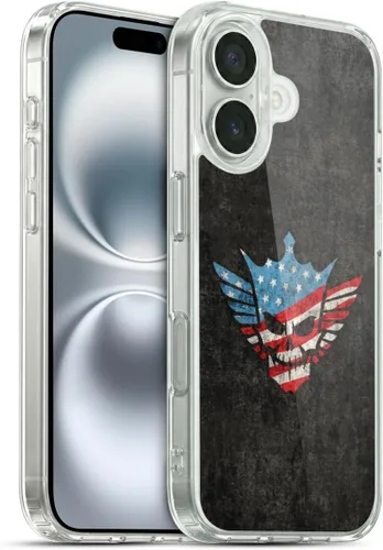 Vista 61 de Head Case Designs Funda de gel suave con licencia oficial de la WWE American Nightmare Flag Cody Rhodes Graphics compatible con Apple iPhone 7