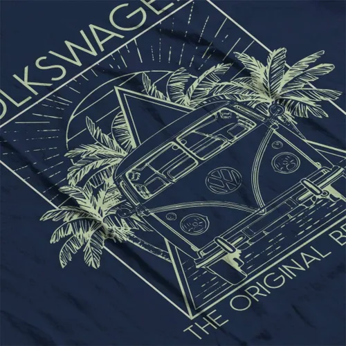 Vista 5 de Volkswagen The Original Beach Bus Men's T-Shirt