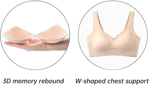 Vista 7 de V Neck Strappy Sports Bra Tank Workout Tops for Women Badazzled Bra Bras for Women Wirefree Cotton Black Dress with Ad