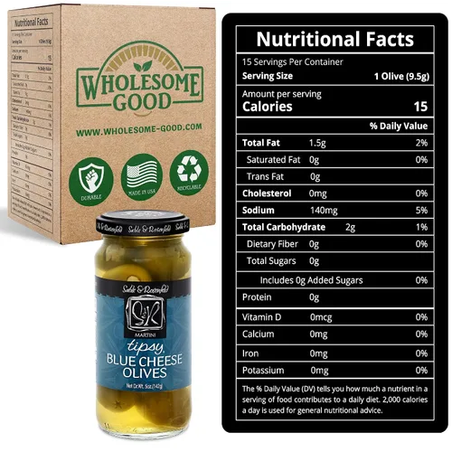 Vista 2 de Sable & Rosenfeld - ¡La selección completa del catálogo! (Aceitunas Rellenas de Queso Azul)
