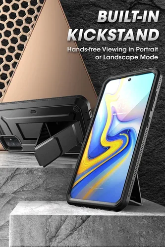Vista 3 de SUPCASE Funda para Samsung Galaxy A71 5G [no para A71 5G UW Verizon], [Protector de pantalla integrado, soporte y clip para cinturón] Funda