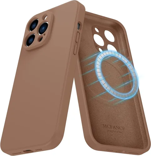 Vista 9 de Funda de silicona con soporte para iPhone 17 Pro [compatible con MagSafe] [Protección completa de la cámara] (6.3 pulgadas 2025), fundas de teléfono