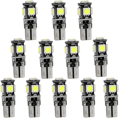 Vista 7 de Coche Led Bombilla Interior para 206 207 Reemplazo Coche Dome Bombilla Kit 2 unids Blanco
