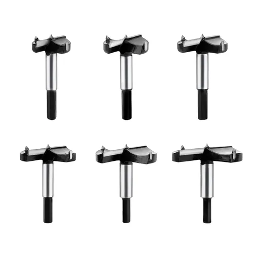 Vista 10 de Broca Forstner de 1-1/2 pulgadas, sierra de agujero de madera con punta de carburo de tungsteno para madera dura, madera contrachapada de plástico