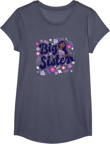 Vista 17 de Disney Encanto Isabela Madrigal Big Sister - Camiseta floral, gris, S Asfalto