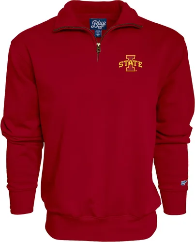 Vista 20 de Blue 84 Sudadera con cremallera de un cuarto para hombre de la NCAA