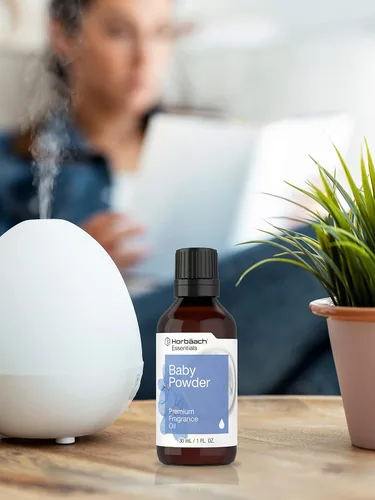 Vista 4 de Horbäach Aceite de fragancia en polvo para bebé, 1 fl oz (30 ml) Grado