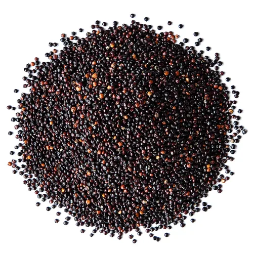 Vista 3 de Quinua negra orgánica, 8 onzas, sin OMG, grano entero, germinable, kosher, vegano, Sirtfood, a granel. Fácil de cocinar. Buena fuente de grasas