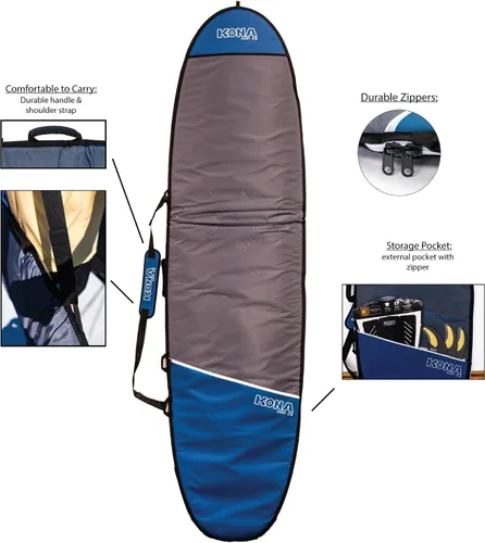 Vista 4 de Bolsa de tabla de surf de exploración ideal para viajar con tu tabla de surf.
