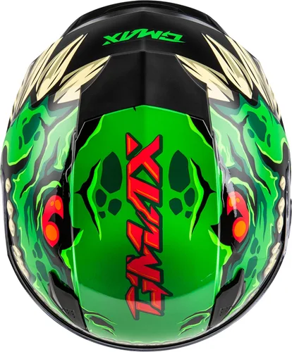 Vista 3 de GMAX Youth GM-49Y Drax - Casco de cara completa para clima frío, aprobado por FMVSS 218