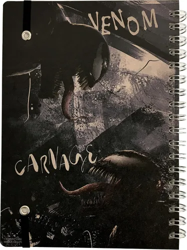 Vista 2 de Venom: Let There Be Carnage/Ring Notebook con banda elástica