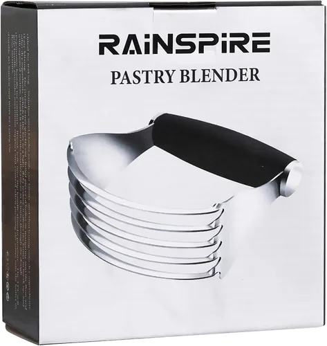 Vista 8 de Rainspire XL - Cortador de repostería para hornear, licuadora de repostería resistente, de acero inoxidable, cuchillas gruesas y afiladas, cortador
