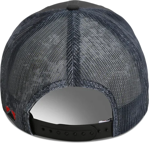 Vista 3 de Paramount Outdoors Lengua de trucha Pesca con mosca Trucha Marrón Trucha 6 paneles Tapa de cuerda Gorra de pesca con mosca Lengua Trucha Negro