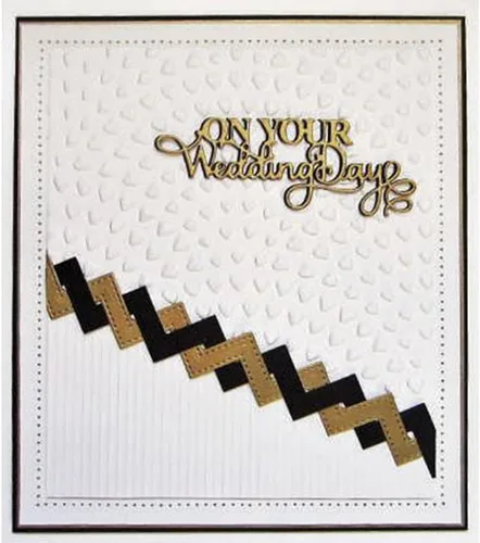 Vista 5 de Juego de 3 troqueles de metal para álbumes de recortes, manualidades, tarjetas, regalo, tarjeta de felicitación, decoración artística, álbum