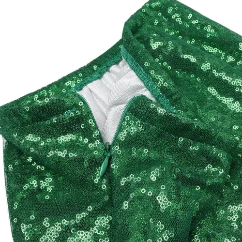 Vista 5 de Freebily Disfraz de cola de sirena para mujer, falda de cola larga con panel de malla asimétrica