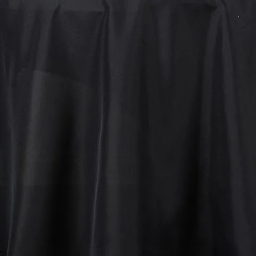 Vista 3 de TABLECLOTHSFACTORY Mantel redondo negro de 120 pulgadas, mantel de poliéster, resistente a las manchas y a las arrugas, lavable, para bodas