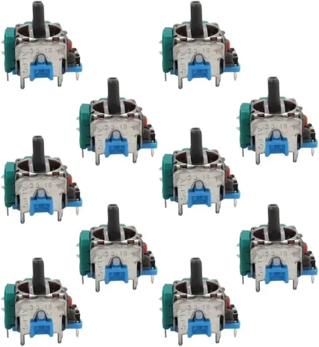 Vista 7 de 10 piezas de repuesto para joystick analógico compatible con PS4 Dualshock 4 Xbox One, azul