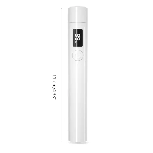 Vista 3 de Secador de uñas portátil de 3 W, lámpara LED de curado de gel UV para secado rápido, lámpara de uñas de mano recargable por USB con mango