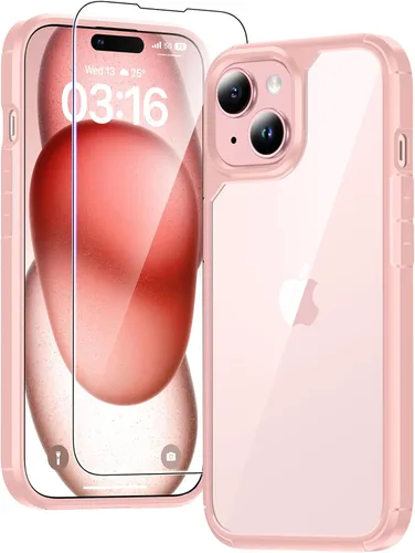 Vista 32 de TAURI Funda para iPhone 17, antiamarilleamiento con protector de pantalla, protección de grado militar, a prueba de golpes, delgada para iPhone 17