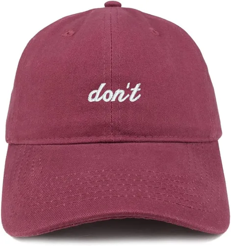 Vista 9 de Don bordado algodón cepillado ajustable Cap Papá Sombrero marino