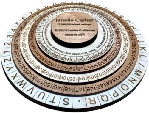 Vista 2 de Janelle Cipher - Un potente dispositivo de cifrado para letras, números y cuatro símbolos de teclado
