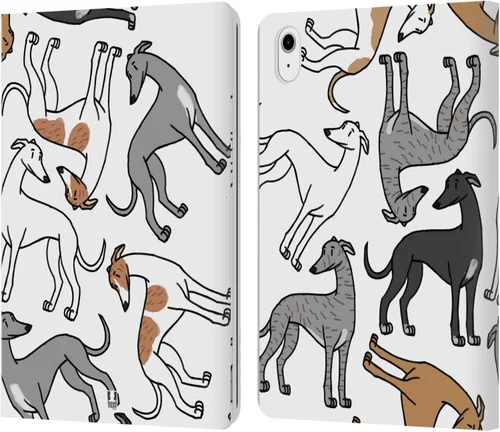 Vista 16 de Head Case Designs Airedale Terrier - Funda para iPad Air (2020), diseño de raza de perro