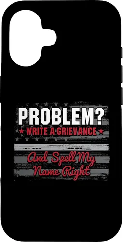 Vista 32 de Write A Grievance and Spell My Name Case for iPhone 17