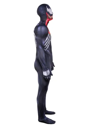 Vista 3 de Disfraz de Hombre Marvel Zentai Venom para Hombre Multicolor