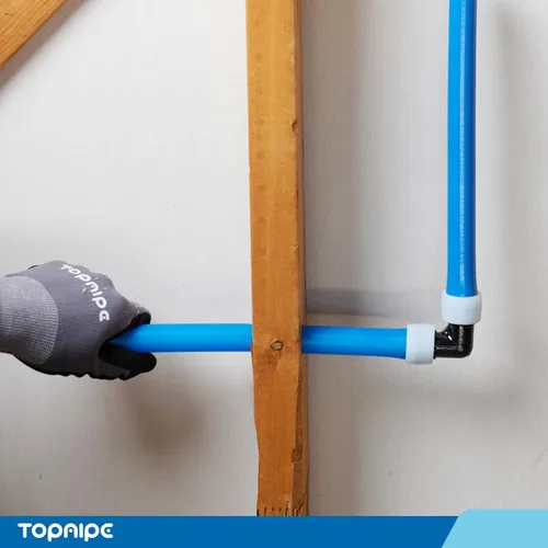Vista 6 de Tubo PEX-A, tubo azul de 1/2 pulgada x 100 pies, certificado NSF para agua potable, tubo PEX-A para fontanería, herramientas de fontanería