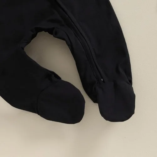 Vista 5 de KMBANGI Mameluco para bebé recién nacido, con cremallera y gorro