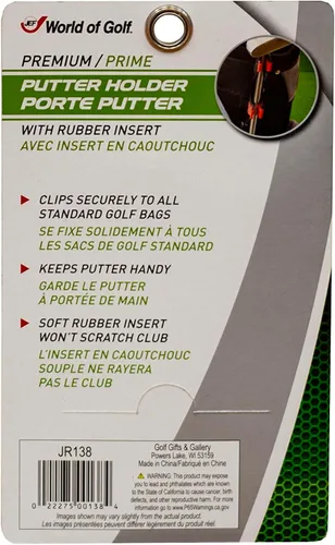 Vista 11 de JEF World of Golf JR138 Premium - Soporte para putter de golf, color negro